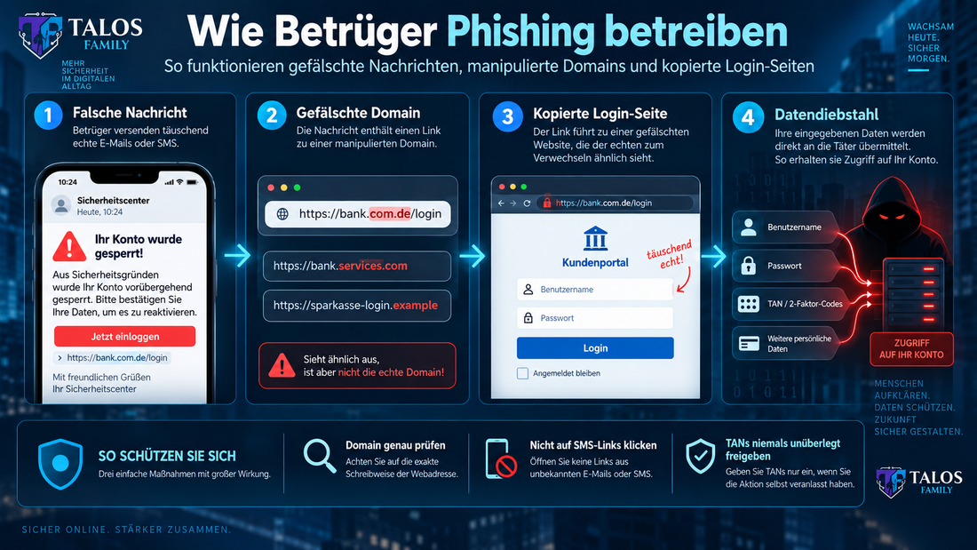 Gefälschte Bank-Websites: So versuchen Betrüger, an Ihre Daten zu gelangen