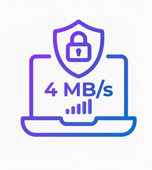 1 month subscription for VPN 4 MB/s